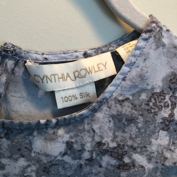 Cynthia Rowley tank 100% silk - Picture 4 of 4